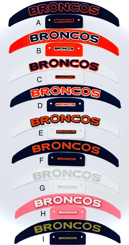 Broncos MINI Helmet 3D Bumpers, Speed Version