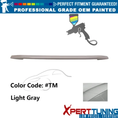 For 13-19 Ford Taurus Sedan OE Style Flush Mount Light Gray Trunk Spoiler ABS Foto 1 de 4