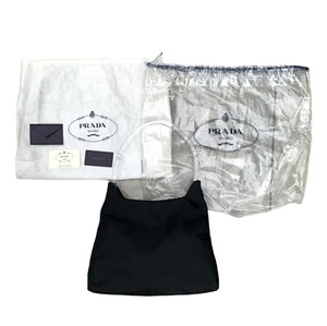 Authentic PRADA | Borsa in Tessuto | Black Hobo Bag with Clear Handle | B8836 - Picture 1 of 12