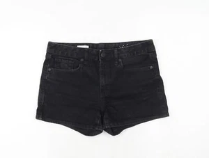 Gap Womens Black Cotton Blend Hot Pants Shorts Size W27 - Picture 1 of 10