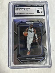 2022-23 Jaden Hardy RC #226 Panini Prizm Rookie CGC 8.5 Dallas Mavericks NBA - Picture 1 of 2