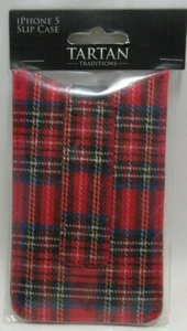 Tartan/Plaid iPhone 5 Slip Case for iPhone Tartan Traditions Eurostick - Picture 1 of 2