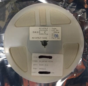 RC18TRF-5238 5,23 OHM 1 % 1/4 W 1206 WIDERSTAND - VOLLE SPULE, STCK 5000 - Bild 1 von 3