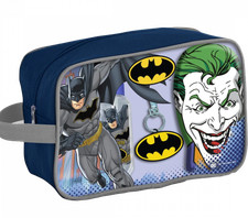 BATMAN set BEAUTY CASE con profumo eau de toilette + bagnoschiuma + portachiavi