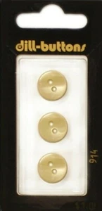 Dill Buttons ~ (0914) - 1/2" - 3 ct - Picture 1 of 1