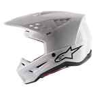 New Alpinestars Sm5 Solid White Helmet Mx Motocross Dirt Bike Atv Adult