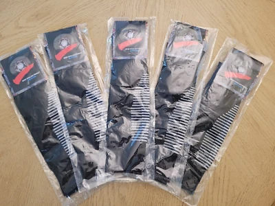 5 PARES Calcetines de Fútbol Temporada Equipo Rayas Negros con Blancas para NIÑOS Fútbol OSFM Foto 1 de 4