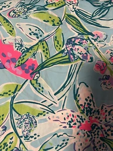 Lilly Pulitzer “Sway This Way”  1/2 Yard Non-Stretch Cotton fabric square - Picture 1 of 4