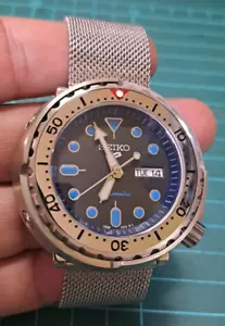 Seiko Automatic 7N35A 24J TUNA CASE Quality Watch *assembled* Custom made MOD. - Imagen 1 de 20