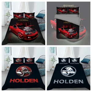 Holden Car Quilt/Doona/Duvet Cover Pillowcase Bedding Set - Picture 1 of 7