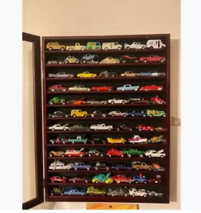 Car Display Case Diecast Model 1/64 Scale Small Collection Shelf Cabinet Rack - Picture 1 of 24