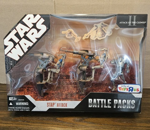 Star Wars Hasbro Attack Battle Packs 30th Anniversary 2007 N.I.B.Toys R US Excl Cover