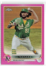 2022 Topps Chrome Pink Refractor Sean Manaea Oakland Athletics #217