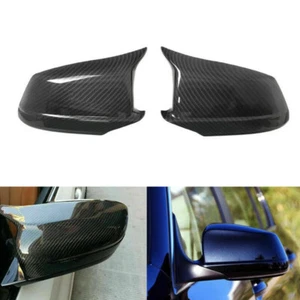 For BMW F10 520i 523i 528i 530i 535i 2010-2013 Pair Carbon Fiber Mirror Cover - Picture 1 of 8