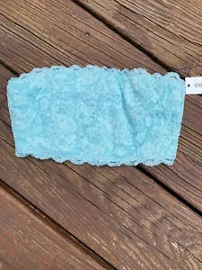 Nuevo con etiquetas Cosabella Never Say Never Coquetee Bandeau Talla Pequeña - Agua Tropical #1102 - Imagen 1 de 6