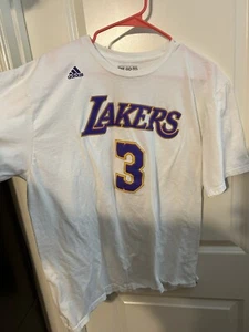 adidas lakers jersey shirt 3 Brown - Picture 1 of 6