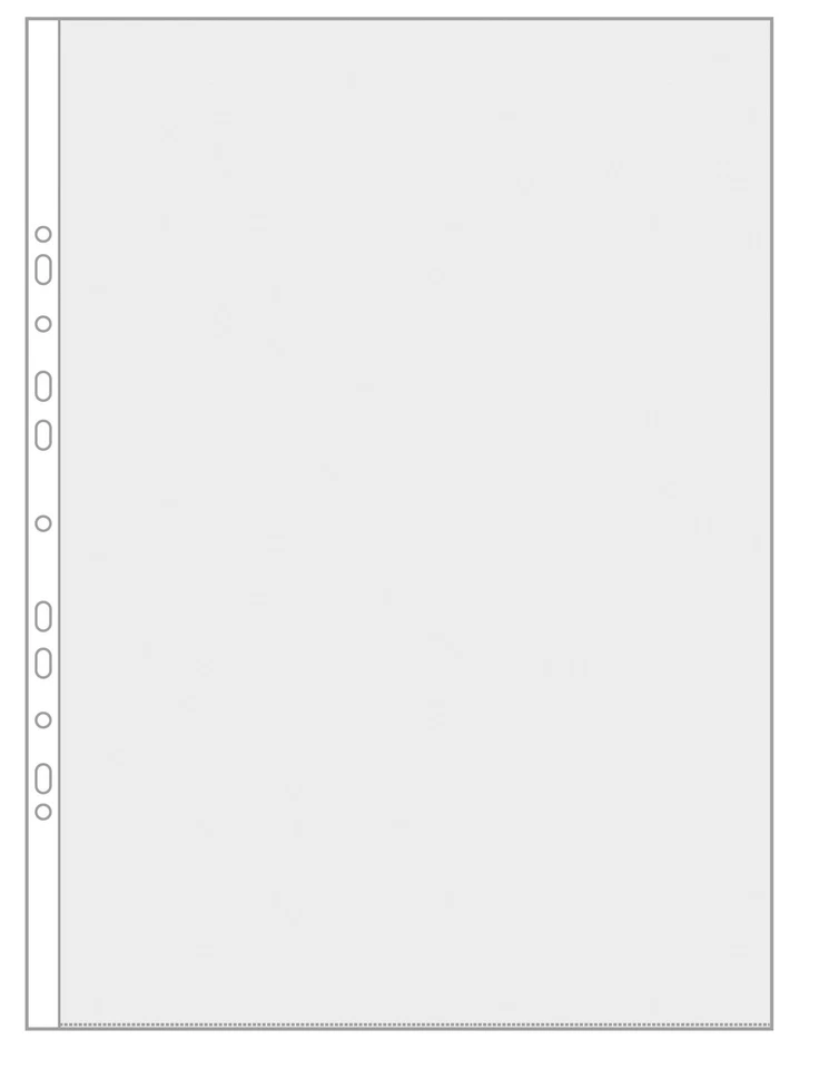 10x Veloflex Prospekthülle A3 hoch glasklar , Prospekthüllen Klarsichthüllen