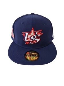 2023 New Era USA World Baseball Classic 59fifty Fitted Hat Official Size 7 3/4 - Picture 1 of 11