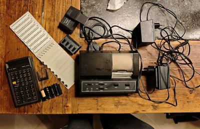 HP 41C Taschenrechner mit Zubehör – Funktioniert mit kleinen Einschränkungen - Bild 1 von 4