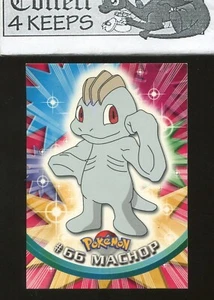 1999 Topps Pokemon #66 Machop (Damaged) - Picture 1 of 4