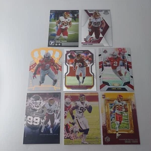 Tarjeta de novato Chase Young (8) RC 2020 con certificación Prizm Crown Chronicles OSU - Imagen 1 de 6