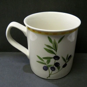 Taza de gres Studio Nova rama de oliva 10 oz taza de café botánico vintage 2002 - Imagen 1 de 4