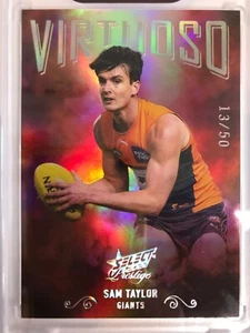 2022 SELECT PRESTIGE VIRTUOSO SAM TAYLOR GWS GIANTS BAJO 13/50 UN SOLO TOQUE - Imagen 1 de 3