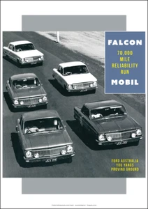Ford-Mobil 70,000 Mile Reliability Run Art Print – Falcon XP – 3 sizes Poster - Bild 1 von 4