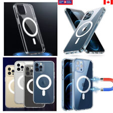 Magnetic Shockproof Case For iPhone 14 13 12  Pro Max Clear Cover Heavy Duty