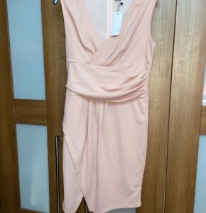 Ladies Pink Summer Wrap Dress, BNWT, Size 12
