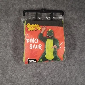 Adult Sz S Dinosaur Costume Green One Piece Cosplay Halloween Outfit Snugga Me - Picture 1 of 7