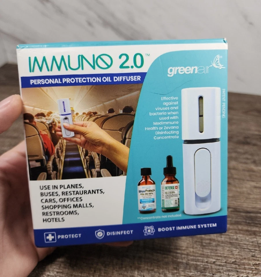 Immuno 2.0 Personal Protection Oil Diffuser Green Air