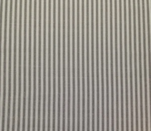 MAGNOLIA HOME POLO STREIFEN STURMGRAU MEHRZWECK BAUMWOLLSTOFF VON YARD 54"W - Bild 1 von 5