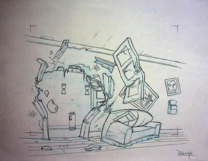Wild C.A.T.s JIM LEE TV Series Production SIGNED Rich Dannys Location Props #RD - Picture 1 of 2