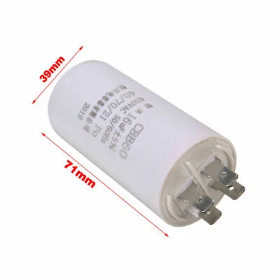 16uf Start Run CBB60 Film Capacitor Motor Generator Compressor Water Air Pump UK