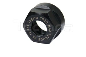 Tegara High Torque ER20 Hex Collet Nut Balanced 12000 RPM Made in Taiwan New ![ - Picture 1 of 4