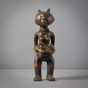 Nyamwezi Mother And Child Mwana Hiti Figure Tanzania - Picture 1 of 14
