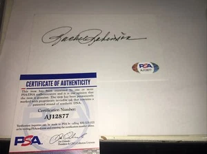 Rachel Robinson Dodgers Wife Of Jackie Robinson Signed 3x5 index Card PSA DNA - Picture 1 of 1