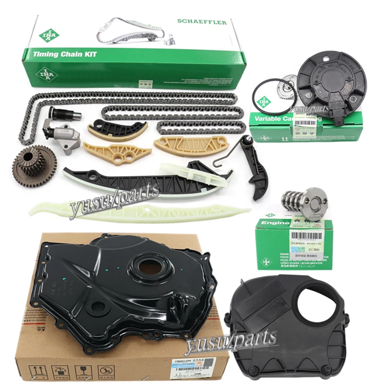 INA Timing Chain Kit For VW CC Jetta Tiguan Audi A4 A5 A6 Q5 1.8 2.0T Upgraded - Image 1 of 4