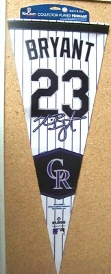 2022 Colorado Rockies Kris Bryant premium pennant - Image 1 of 4