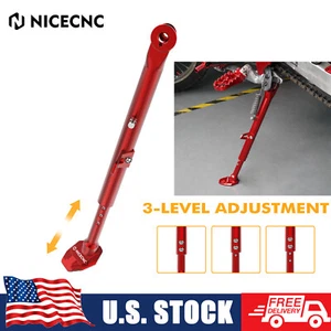 Adjustable Side Stand Lowering Kickstand For Honda XR650L 1993-2023 2024 2025 - Picture 1 of 9
