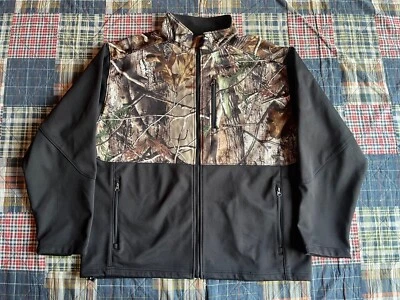 TAG SAFARI OUTDOOR REALTREE CAMUFLAJE FORRADO POLAR Chaqueta Softshell Para Hombres XL Foto 1 de 4