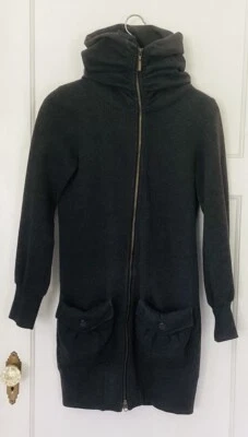 An Original Penguin By Munsingwear Gray Coat Size S Sweatshirt Hooded Zipper - Image 1 of 4