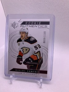 2018-19 SP Rookie Authentics Retail /1199 Maxime Comtois #109 Rookie RC - Picture 1 of 2