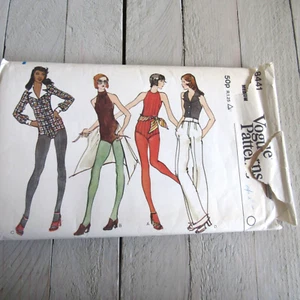 Vintage Sewing Pattern Vogue # 8442 SZ Med Bodysuit Bust 34-36 Knits FF/com - Picture 1 of 3