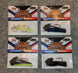 ❗️LOT OF 4❗️Z-MAN CHATTERBAIT JACKHAMMER Bladed Jigs Zman Lures 3/8 oz - Picture 1 of 6