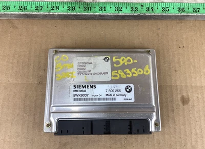 Unidad de módulo de control del motor BMW 328i E46 1999-2000 ECU 7500255, 7505515 Foto 1 de 4