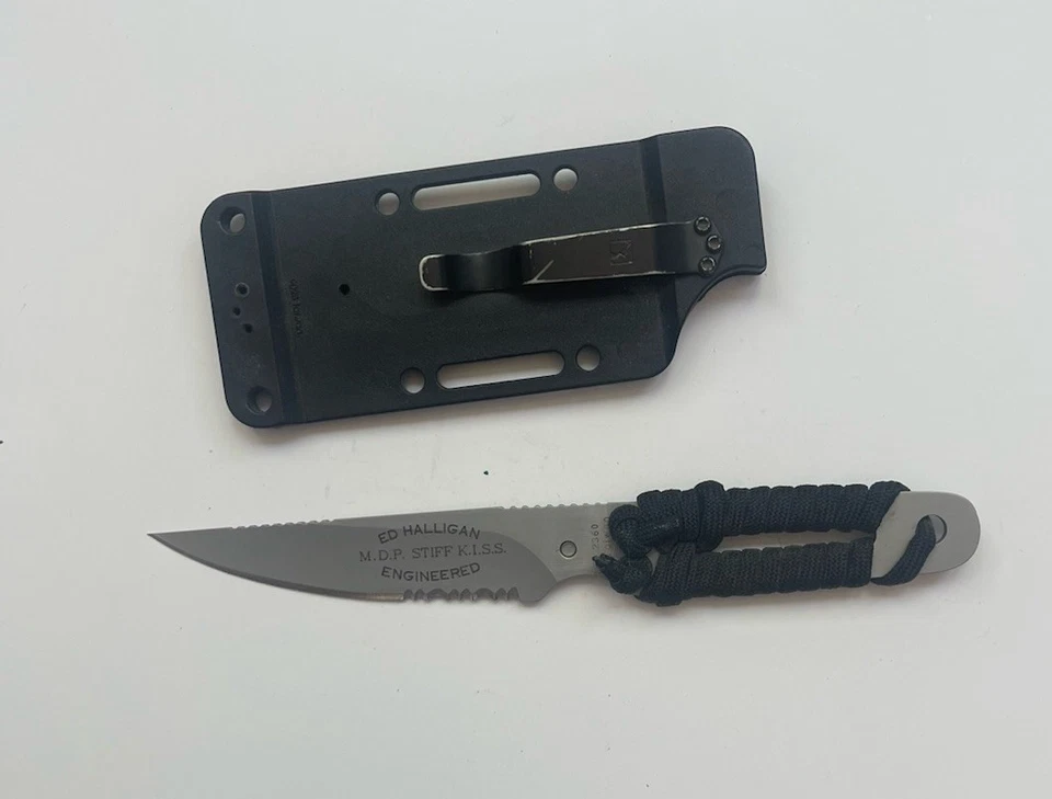 CRKT 2360 Ed Halligan MDP Stiff KISS Fixed Blade Knife and Sheath - Image 1 of 4