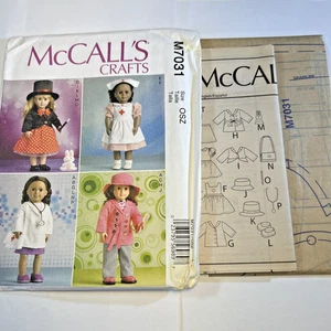 McCall's M7031 18" Doll Costume Pattern Magician Nurse Doctor Detective Uncut - Picture 1 of 6