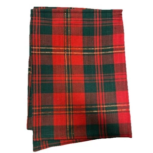 Tischdecken Schottland Weihnachten 90x90cm durchgewebt Baumwolle - Bild 1 von 4
